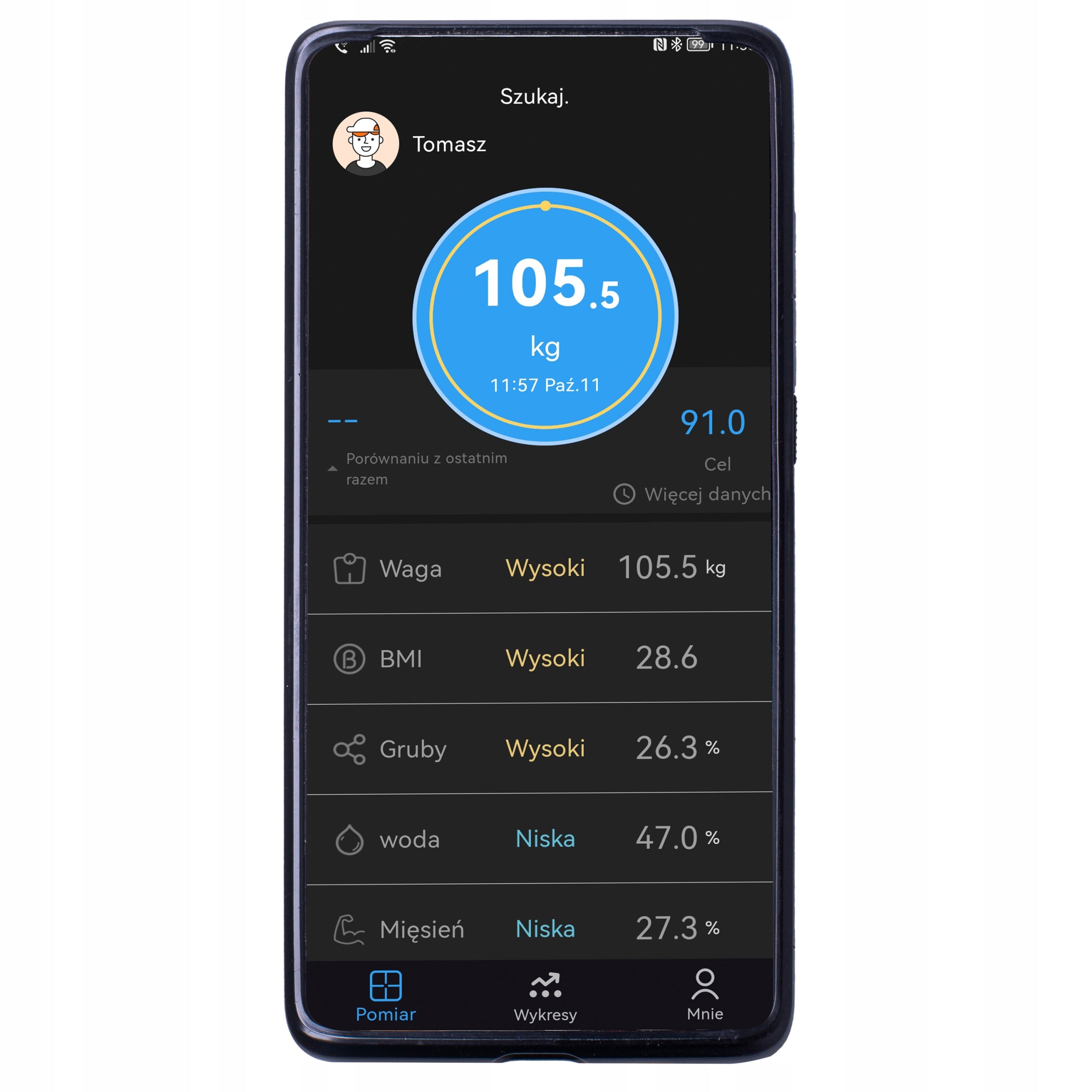 BATHROOM SCALE ANALYTICAL GLASS SMART BT application FitGo 12 PARAMETERS Model 650789684