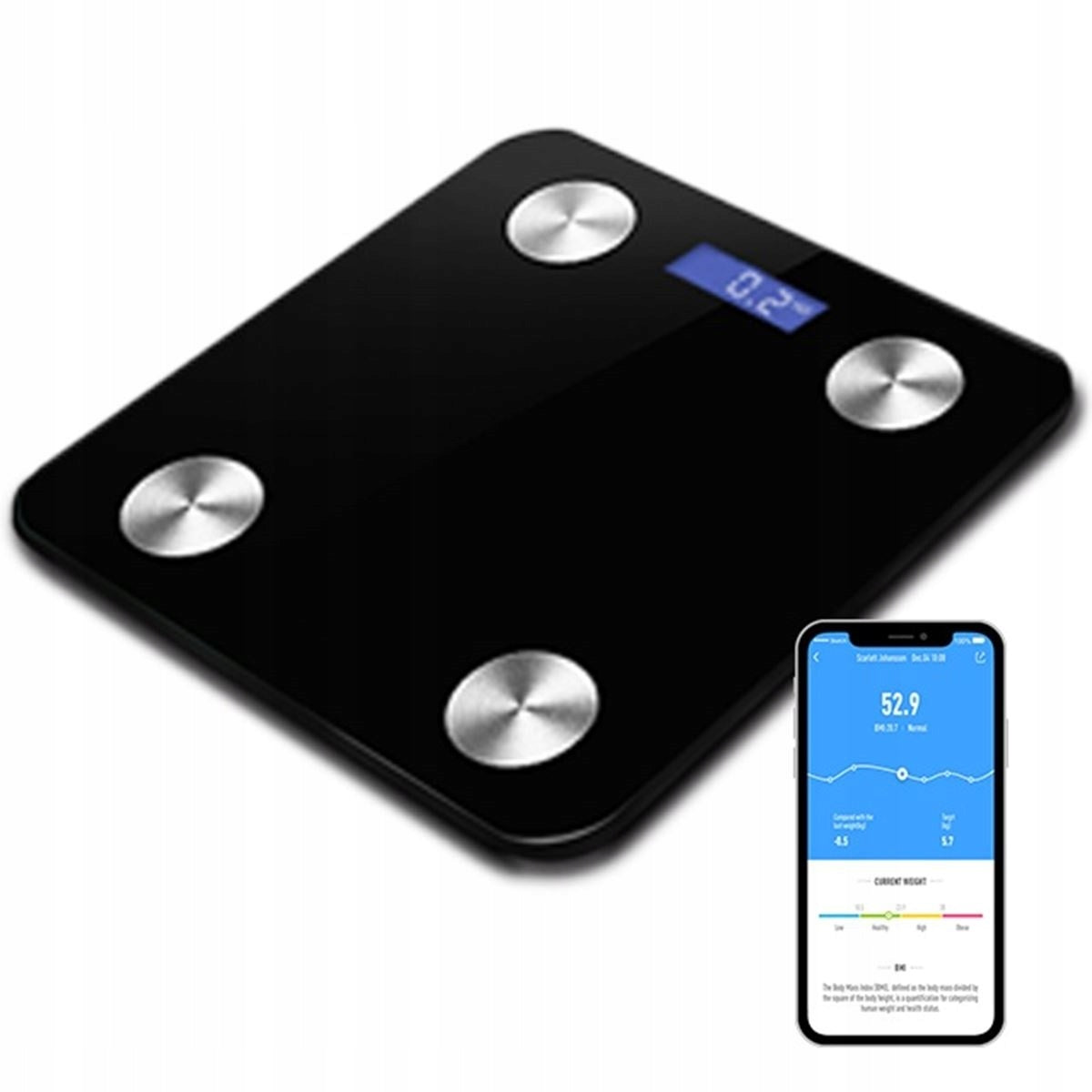 BATHROOM SCALE BLUETOOTH ANALYTICAL TS-BF8028
