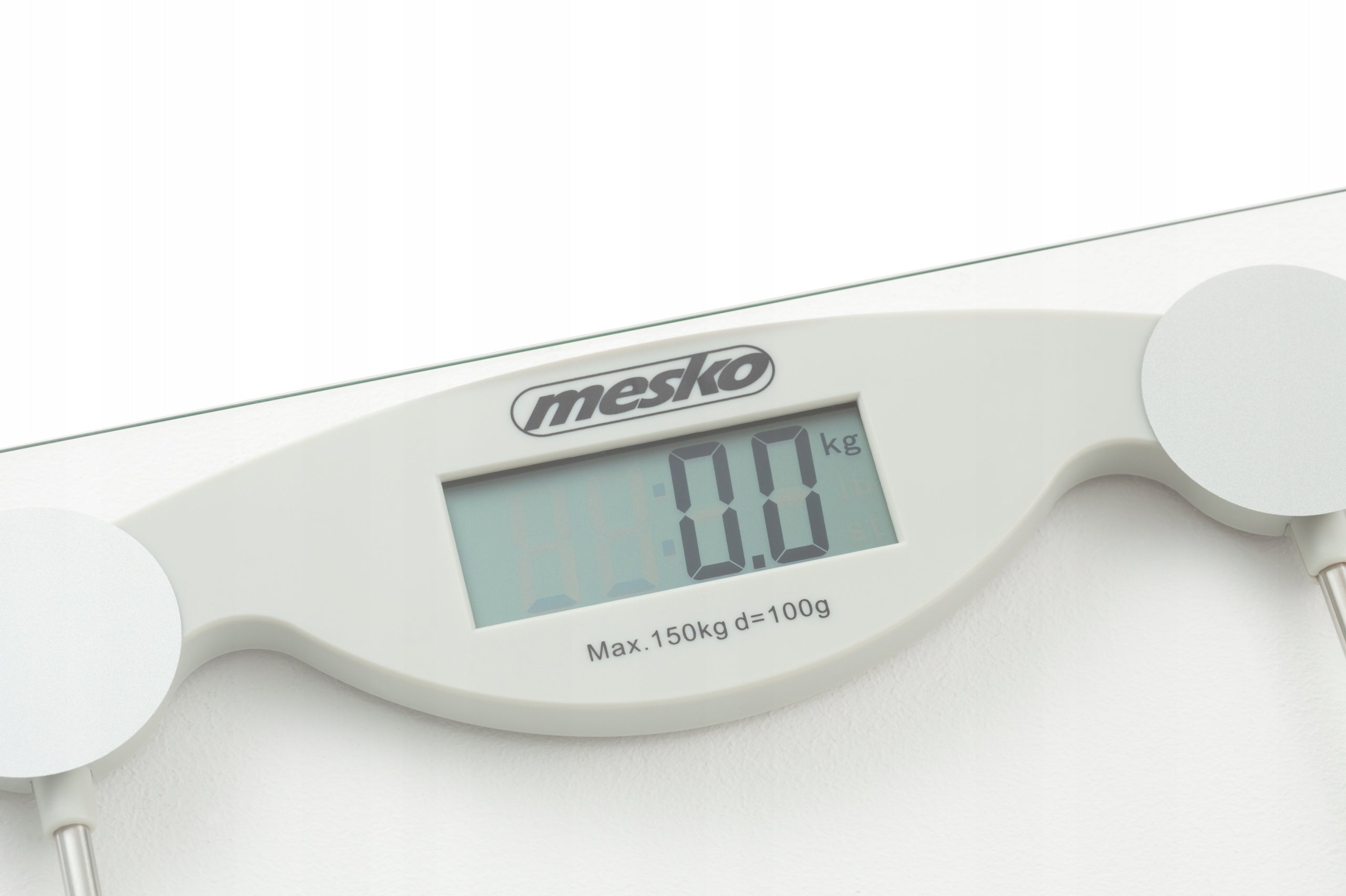 BATHROOM SCALE ELECTRONIC ANALYTICAL UP TO 150KG LCD Accuracy 100g Mesko Kind electronic