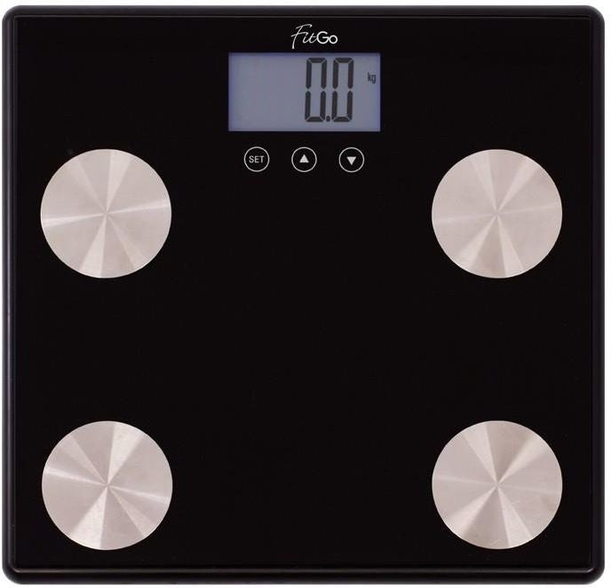 BATHROOM SCALE ELECTRONIC FITGO SA-B89 ACCURATE INDICATOR BMI APPLICATION
