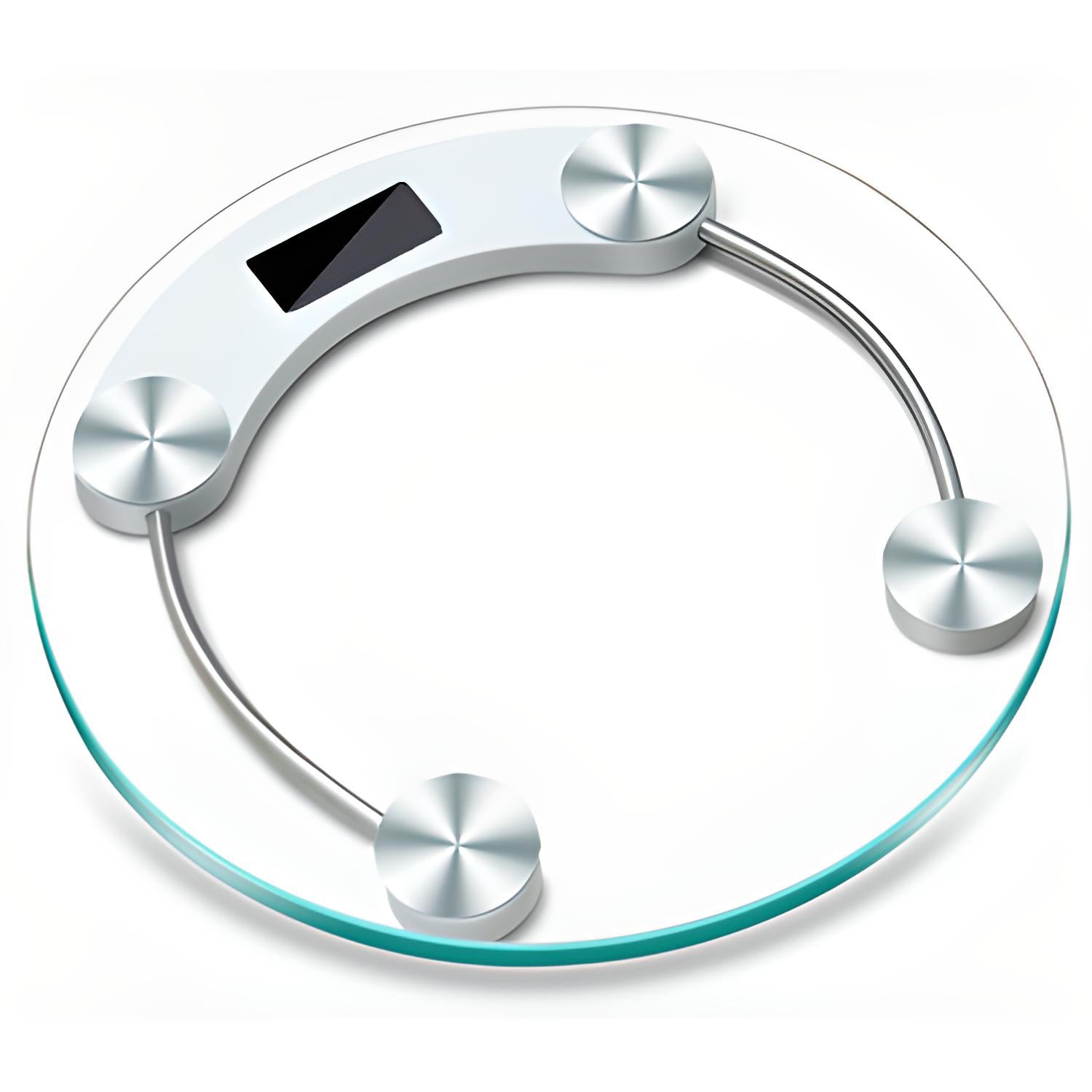 BATHROOM SCALE ELECTRONIC GLASS KG LCD