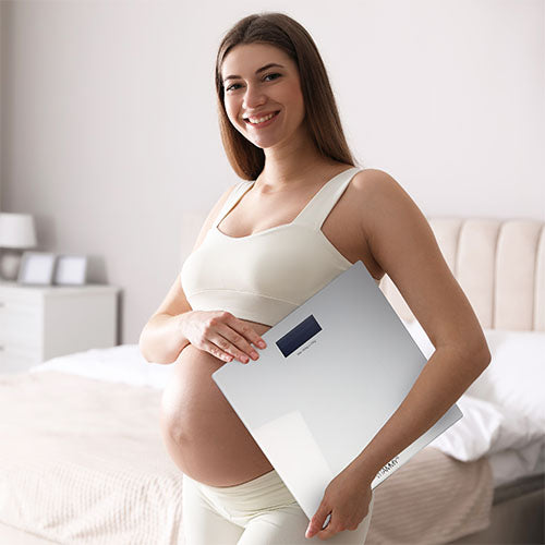 BATHROOM SCALE ELECTRONIC SLIM WHITE PRECISION GLASS VITAMMY LAMIN EAN (GTIN) 5901793649382