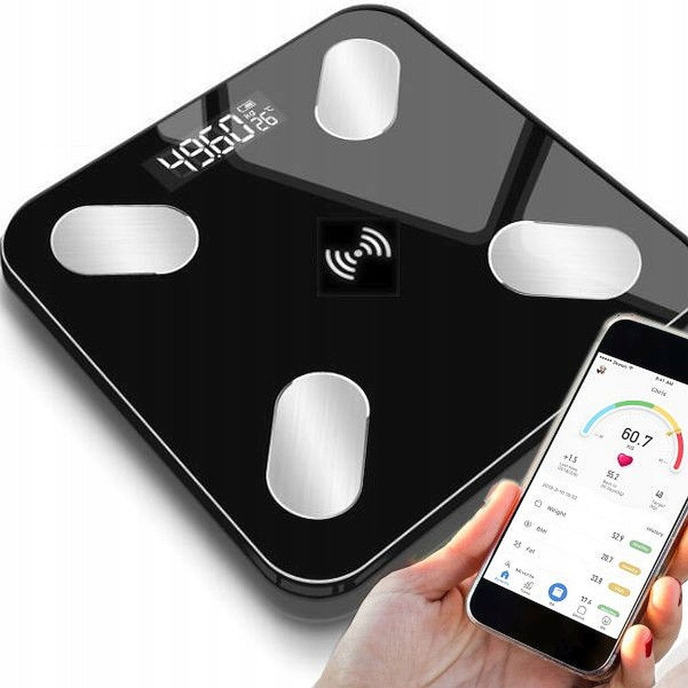 BATHROOM SCALE SMART ANALYTICAL BLUETOOTH GLASS 180 KG Brand no brand