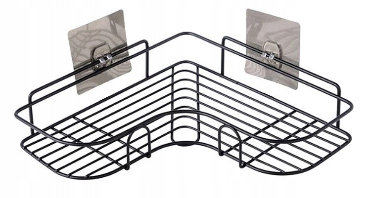 BATHROOM SHOWER CORNER SHELF BLACK HANGING SELF ADHESIVE LARGE XL EAN (GTIN) 5905902609878