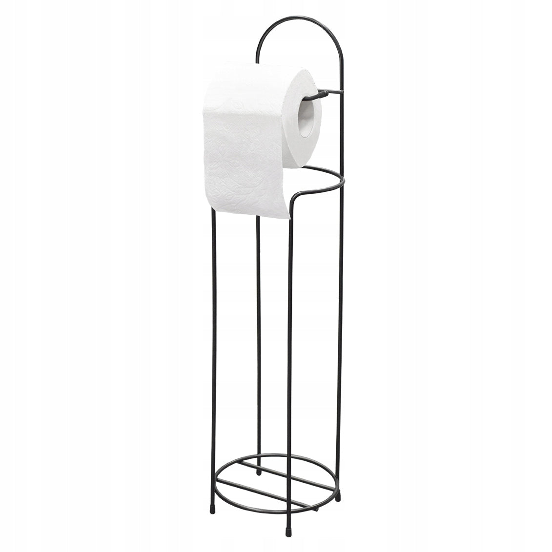BATHROOM STAND FOR PAPER, BLACK, SEPIO MODEL Color black