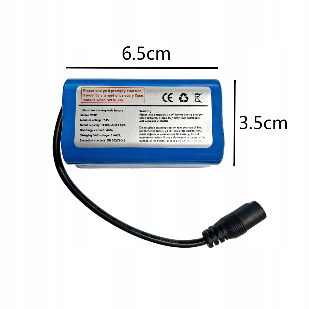 BATTERY 12000MAH FOR BAIT BOAT Packaging status original