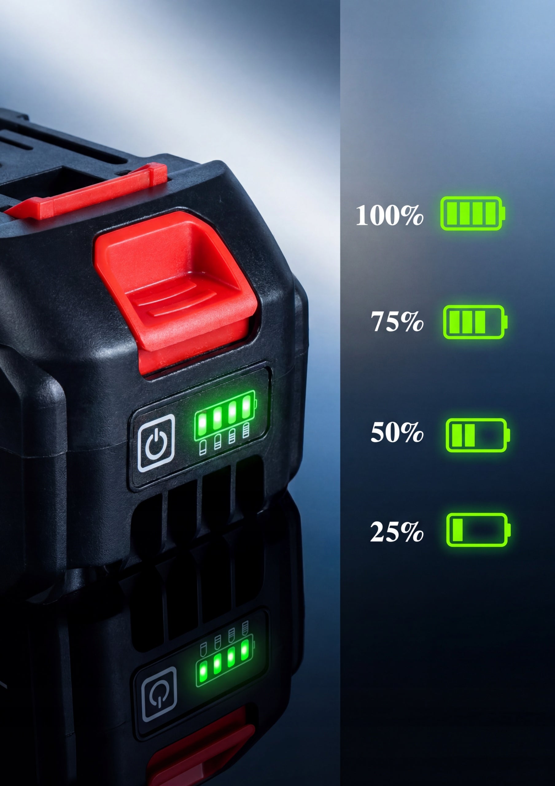 BATTERY 18V/21V 2.0 Ah Sherman - Makita connector Manufacturer code AKUMULATOR 18V/21V 2AH Sherman / Makita