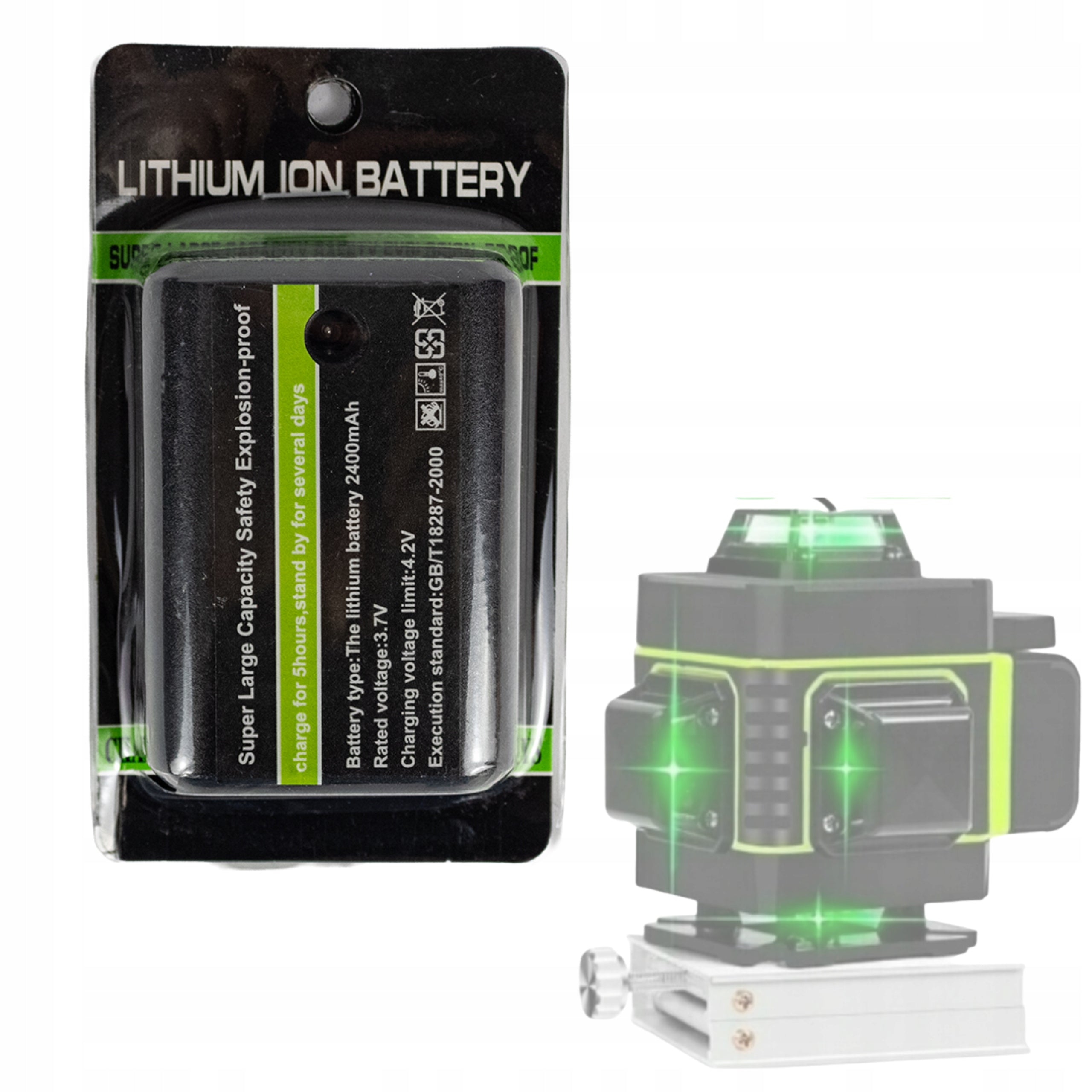 BATTERY 2400MAH BATTERY FOR CROSS LASER LEVEL STRONG