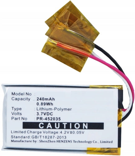 BATTERY 402035 FOR MIO MIVUE 733 812 C320 C330 C335 C380 C541 C570