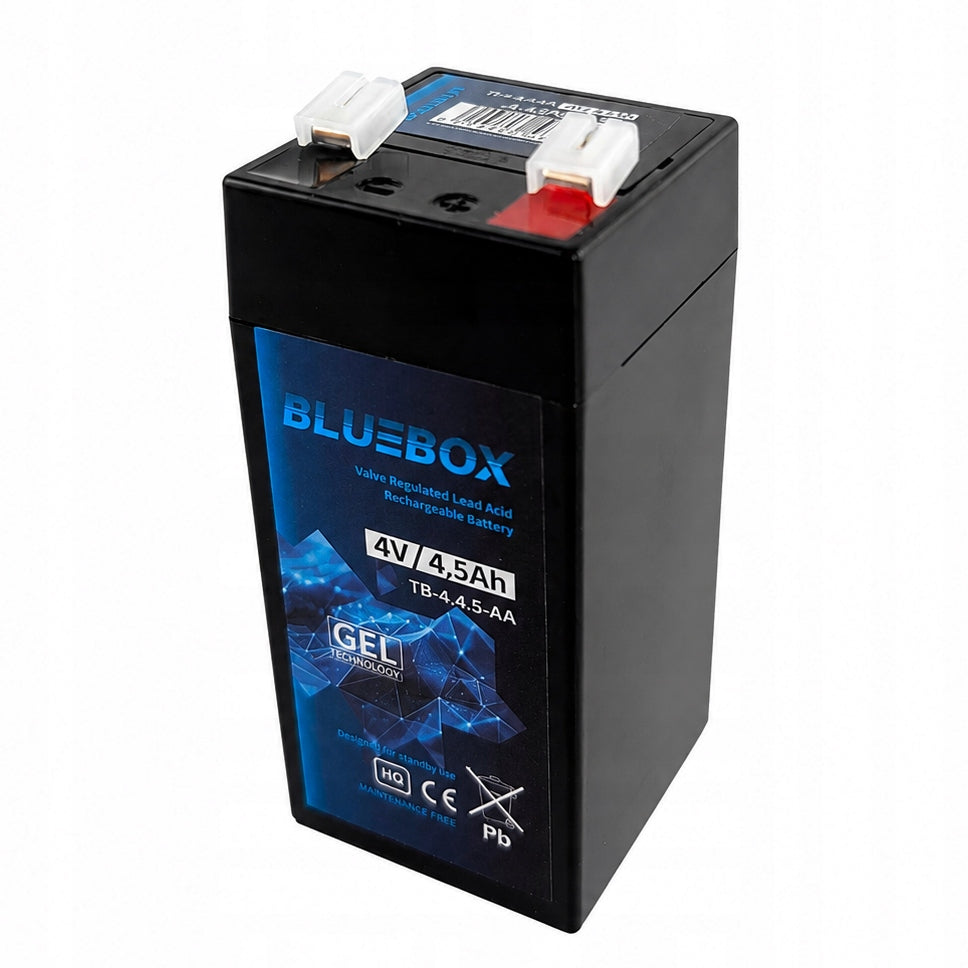 BATTERY 4V 4,5 AH / 20 HR GEL BATTERY FOR CASH REGISTER WEIGHT 10x4,7 cm Manufacturer code GM-A4V