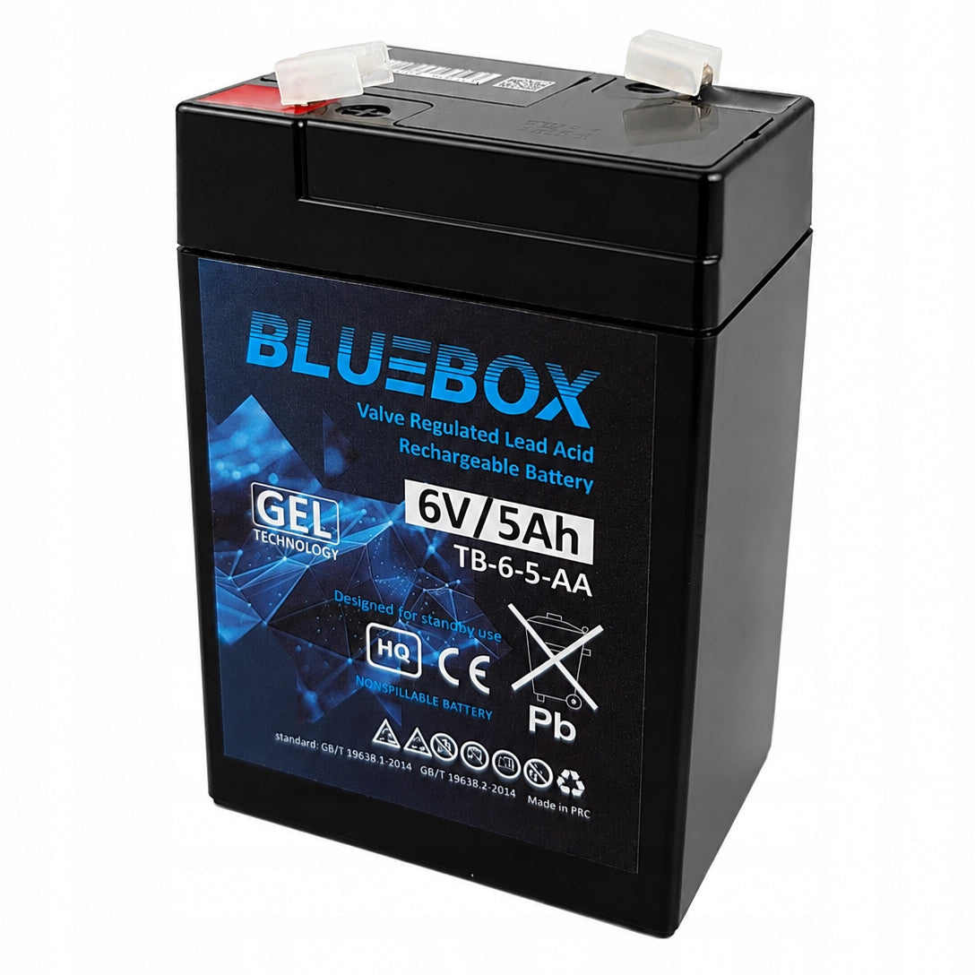 BATTERY 6V 5 AH / 20 HR GEL BATTERY FOR CASH REGISTER WEIGHT 10x7x4,7 cm Manufacturer code GM-A6V