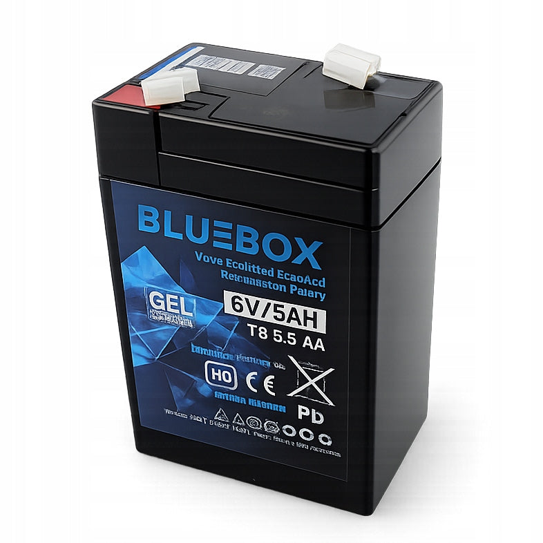 BATTERY 6V 5 AH / 20 HR GEL BATTERY FOR CASH REGISTER WEIGHT 10x7x4,7 cm Packaging status original