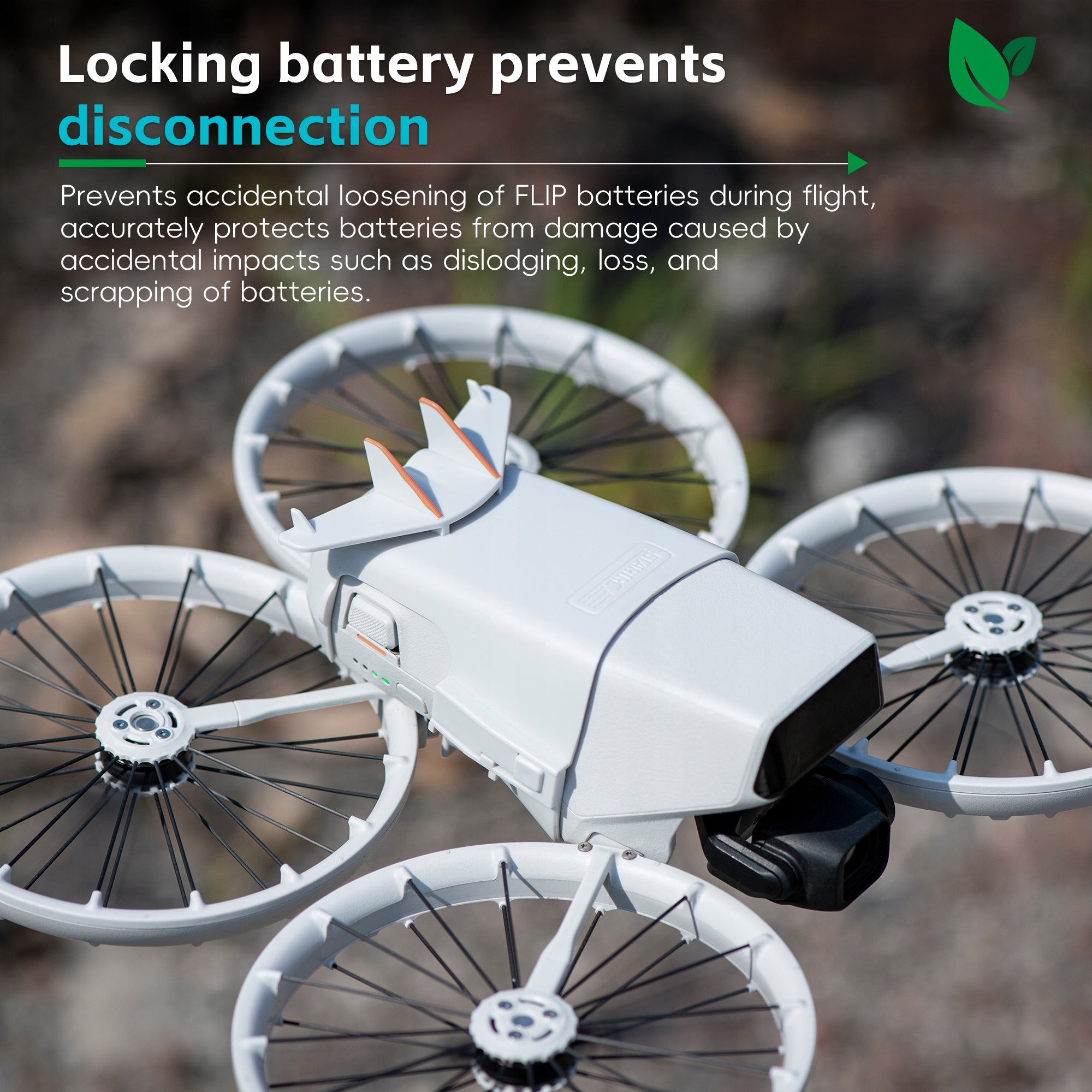 BATTERY ANTI-RELEASE BUCKLE FOR DJI FLIP LOW-AIR RESISTANCE REAR WING TAIL EAN (GTIN) 718025679636