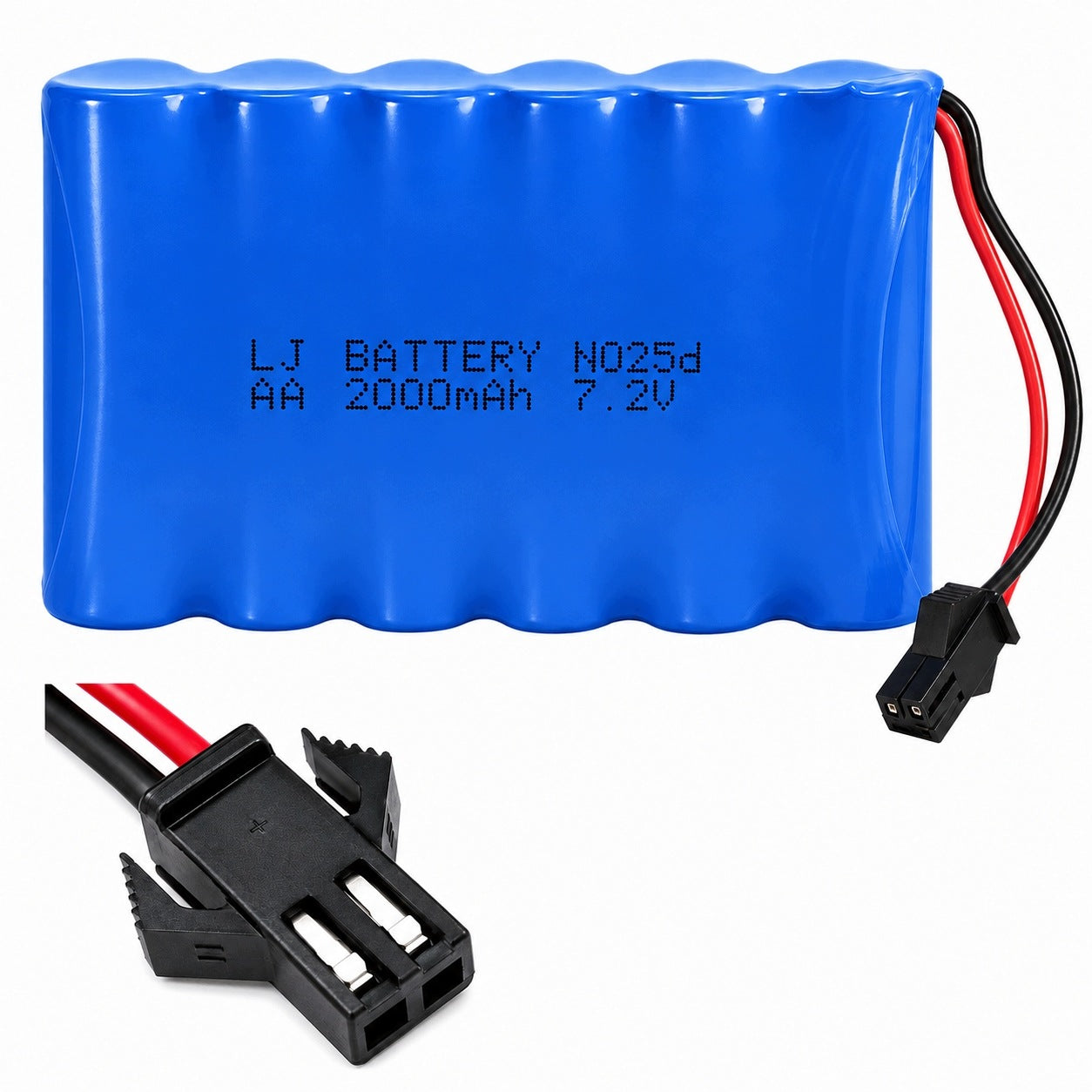 BATTERY CAR BATTERY RC 7.2V 2000mAh AA NO25d