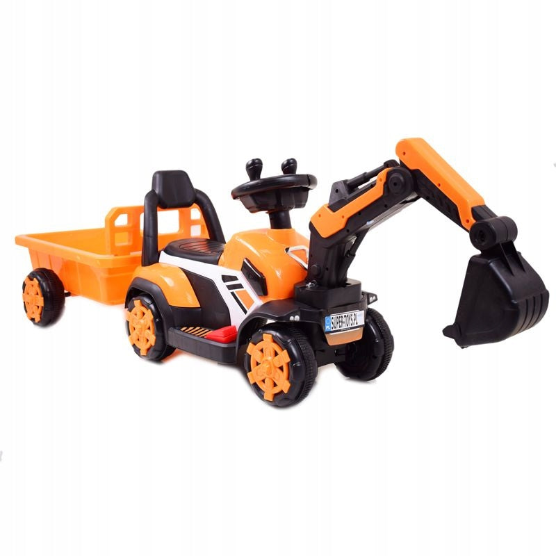 BATTERY EXCAVATOR WITH TRAILER, FULL ELECTRICS/XZ219
