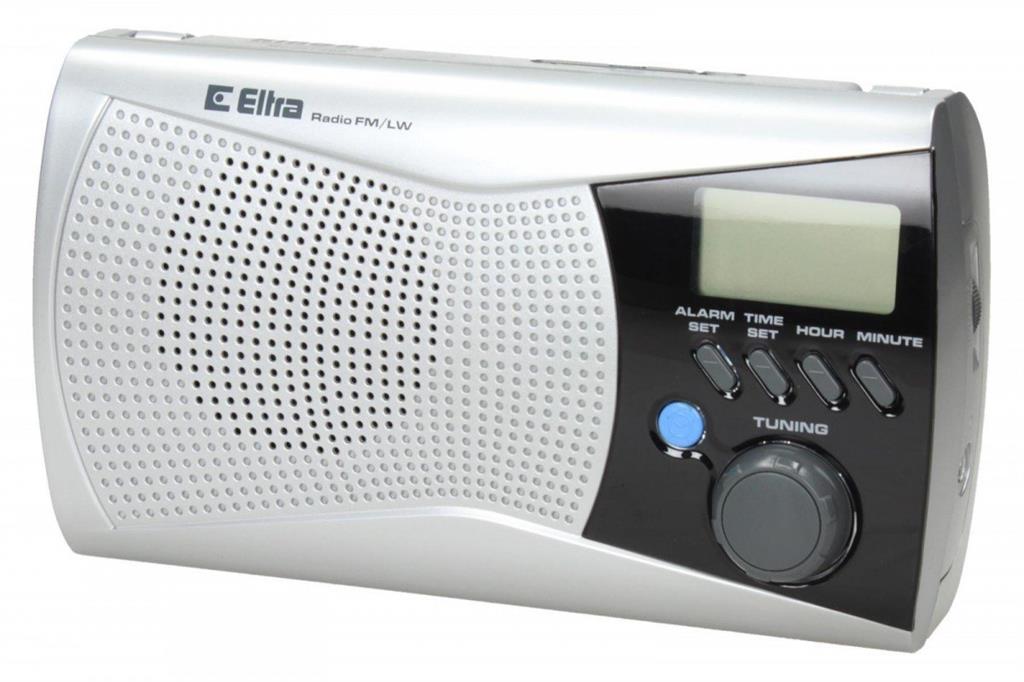 BATTERY OPERATED NETWORK KITCHEN RADIO SILVER PORTABLE Packaging status original