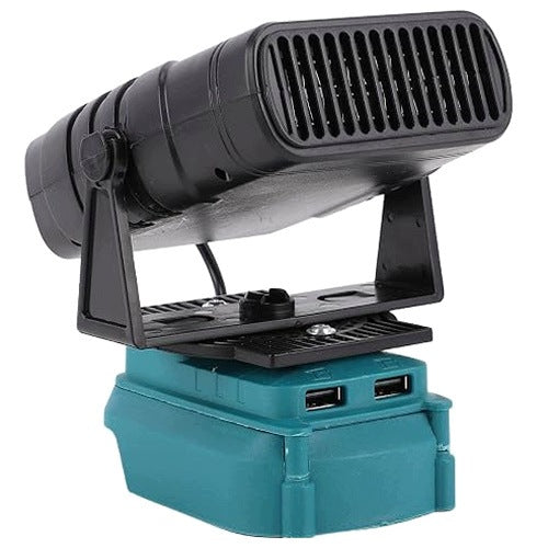 BATTERY OPERATED PORTABLE HEATER 2 TEMPERATURE CAR CAMPING FOR HOME