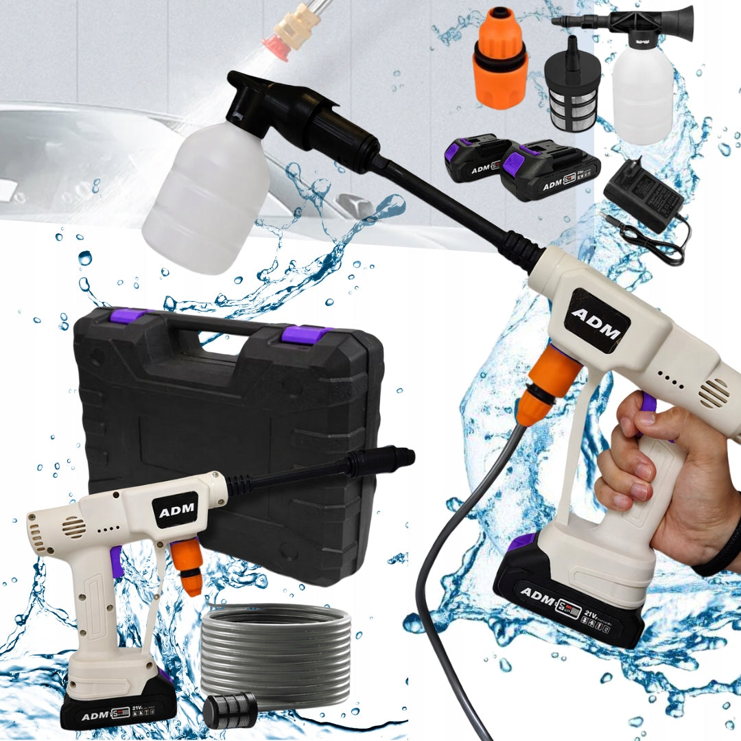 BATTERY PRESSURE WASHER 21V 2x AKU STRONG BOX SET