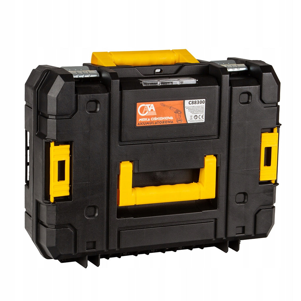 BATTERY PRESSURE WASHER 2xAKU 2500mah MULTIFUNCTIONAL NOZZLE SUITCASE Brand no brand