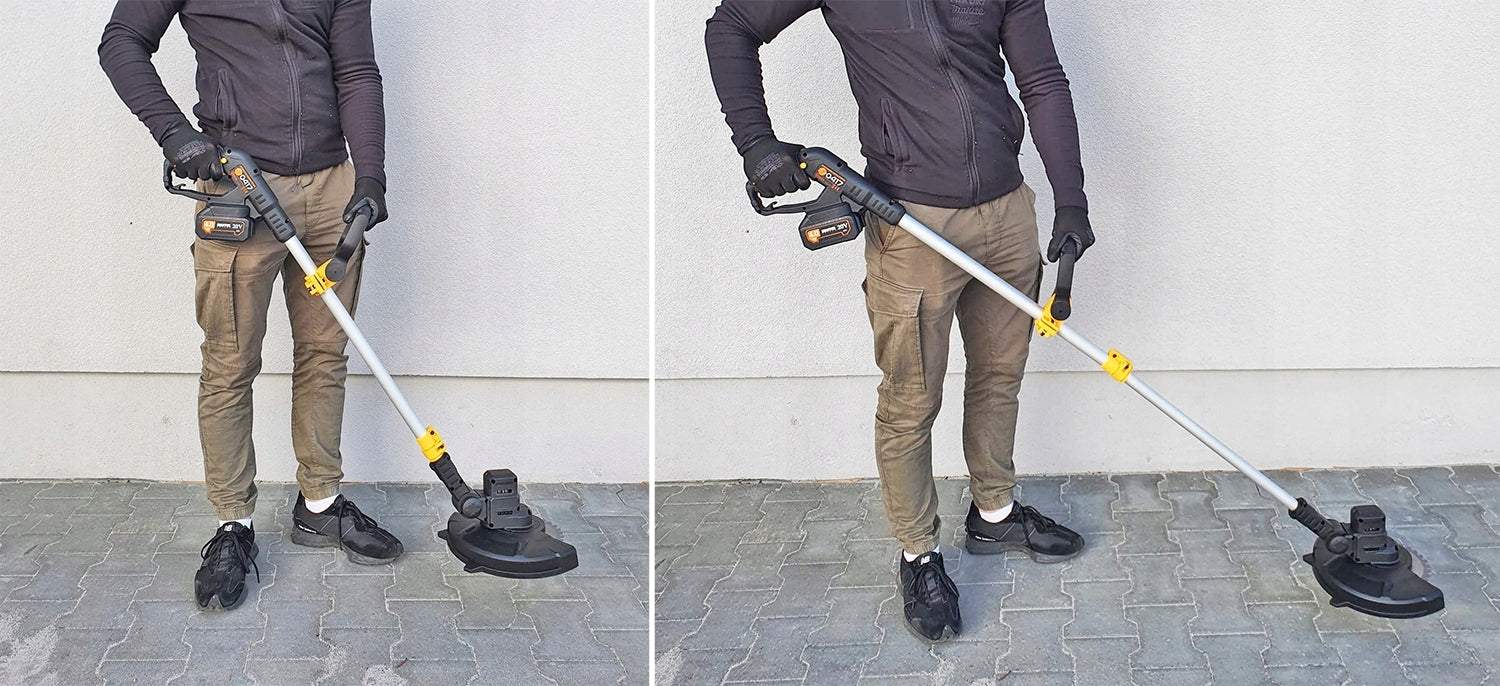 BATTERY TRIMMER GARDEN SCYTHE DIY PRO MP0417 +head Kind edge trimmer