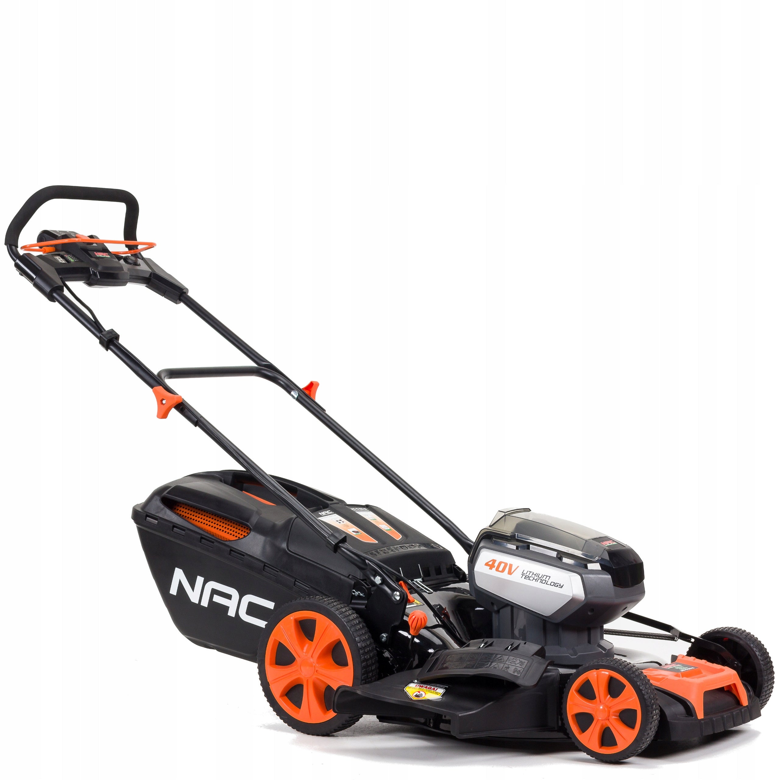 BATTERY mower NAC 46 cm 40V INDUCTION MOTOR Steel 4in1 +AKU 6Ah Batteries included yes