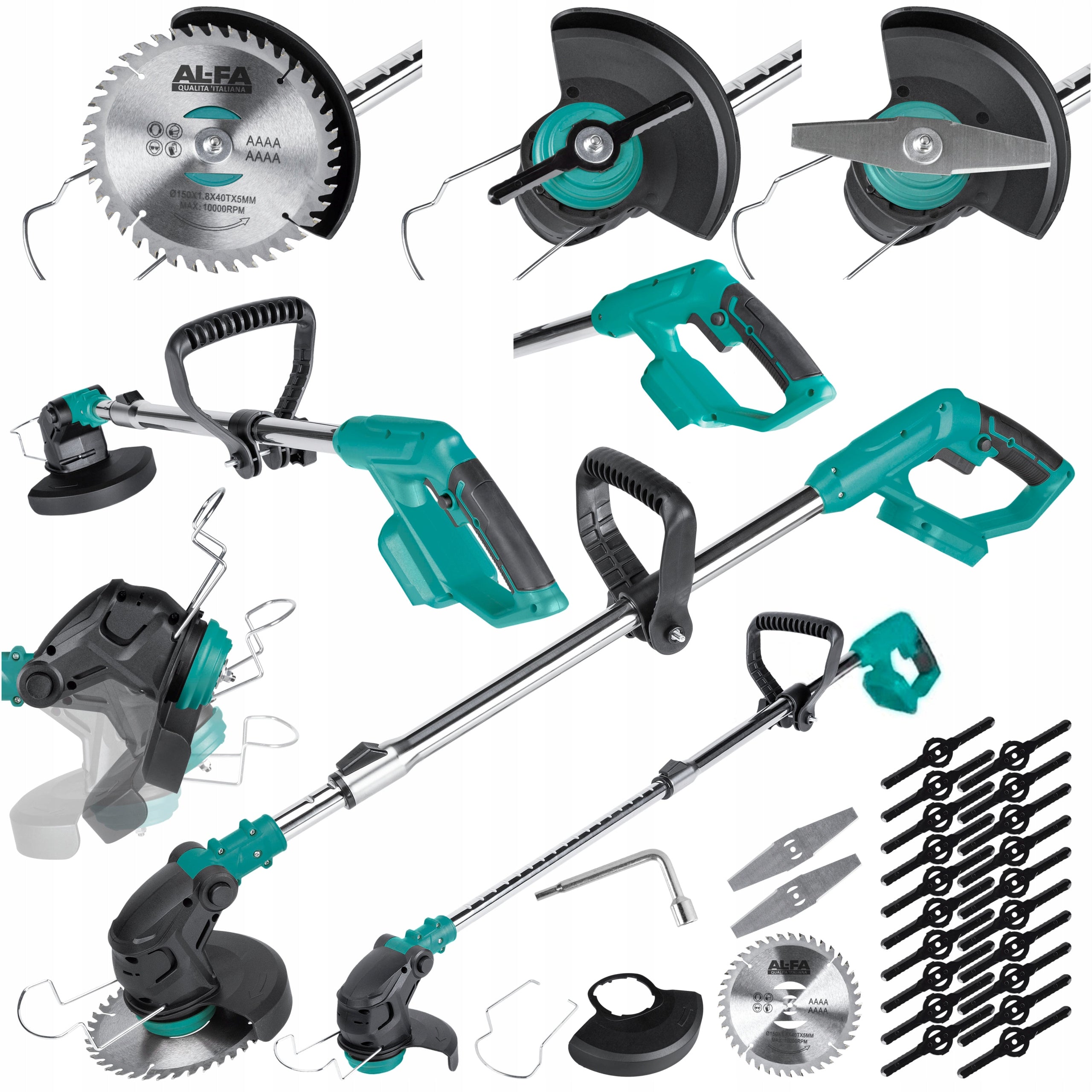 BATTERY trimmer Scythe BRUSH CUTTER SET ALCGT2B-21V-WITHOUT BATTERY