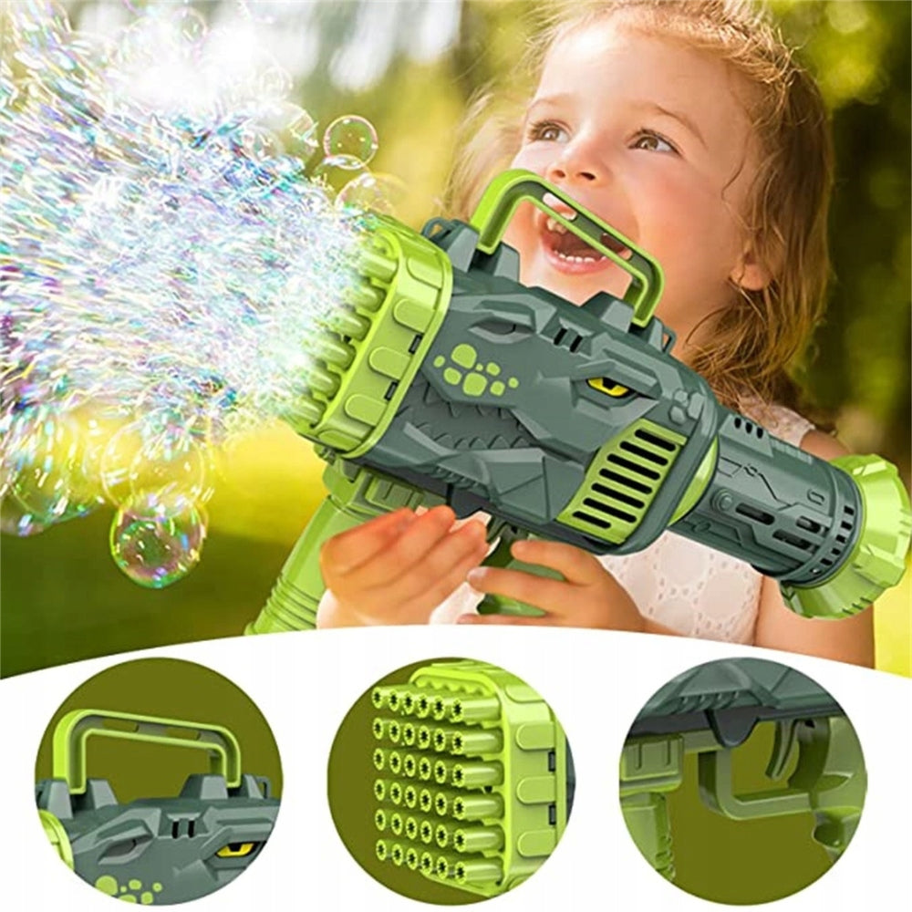 BAZOOKA SOAP BUBBLE GUN GENERATOR FOR KIDS + LIQUID FREEBIE Packaging status original