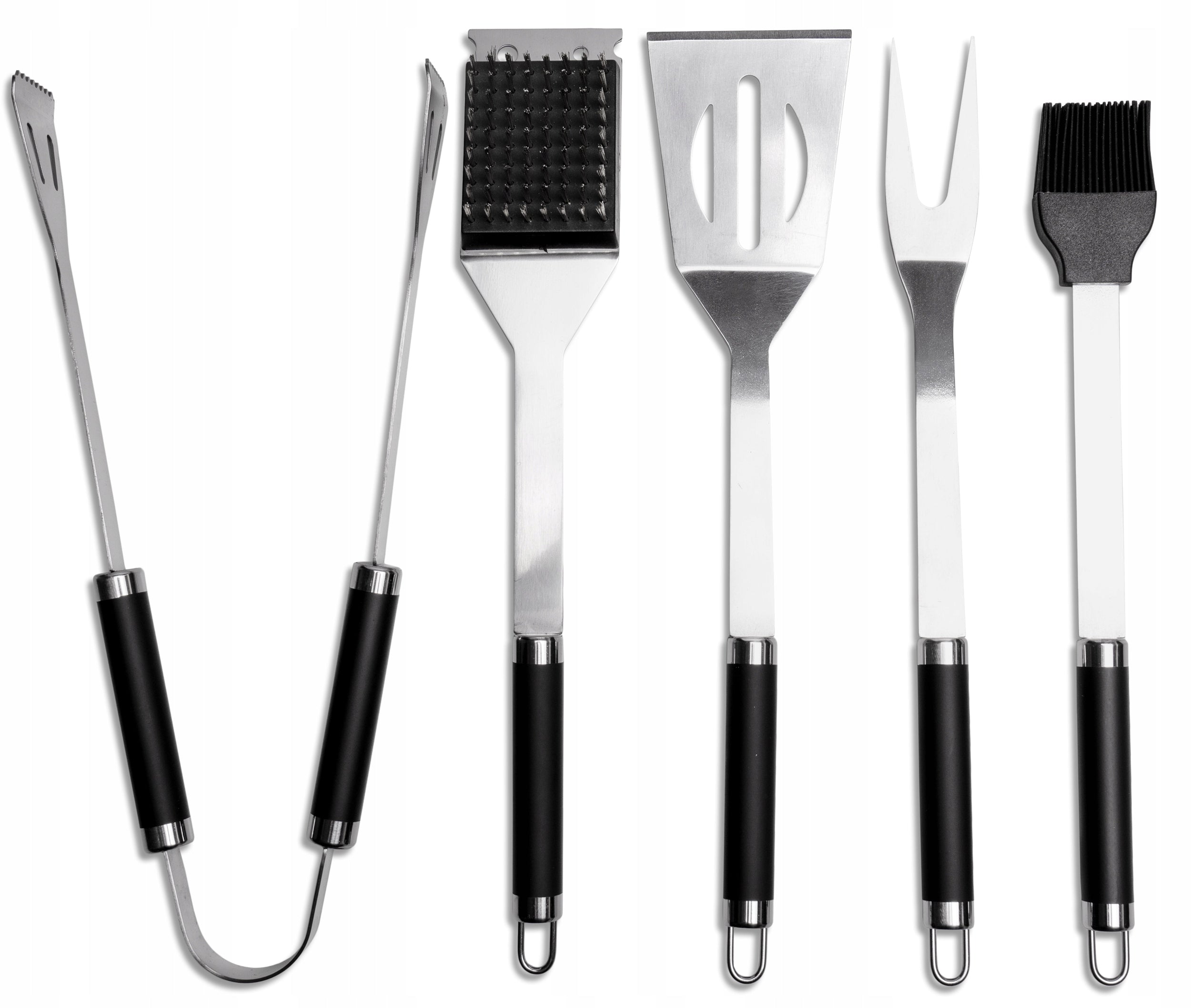 BBQ ACCESSORIES BBQ UTENSILS CUTLERY SET IN SUITCASE 6in1 Kind set