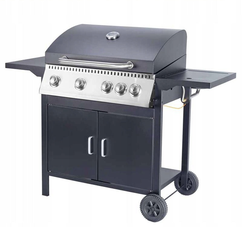 BBQ GARDEN GRILL - burners 4+1 power 14,5 kW - reducer + hose set