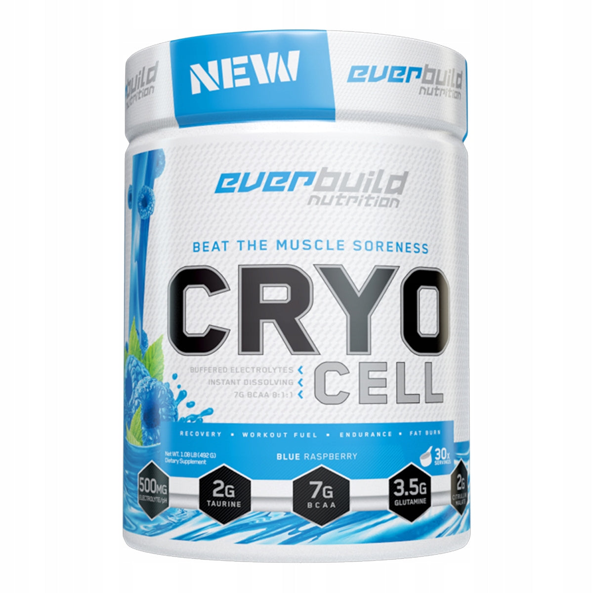 BCAA EVERBUILD Cryo Cell Powder / 30 servings 0,486 Everbuild Nutrition 486 Brand Everbuild Nutrition