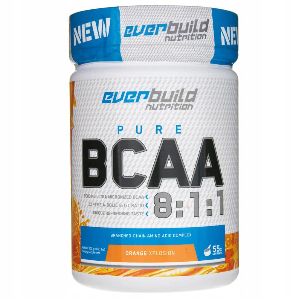 BCAA Everbuild Nutrition Powder 300 g orange Expiration date not specified