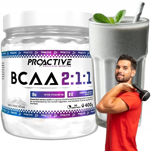 BCAA NATURAL AMINO ACIDS 2:1:1 ProActive 400g