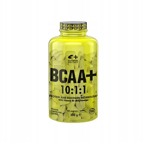 BCAA amino acids 10:1:1 4+ NUTRITION Leucine Muscle Regeneration 200tab Expiration date at least six months from the date of purchase