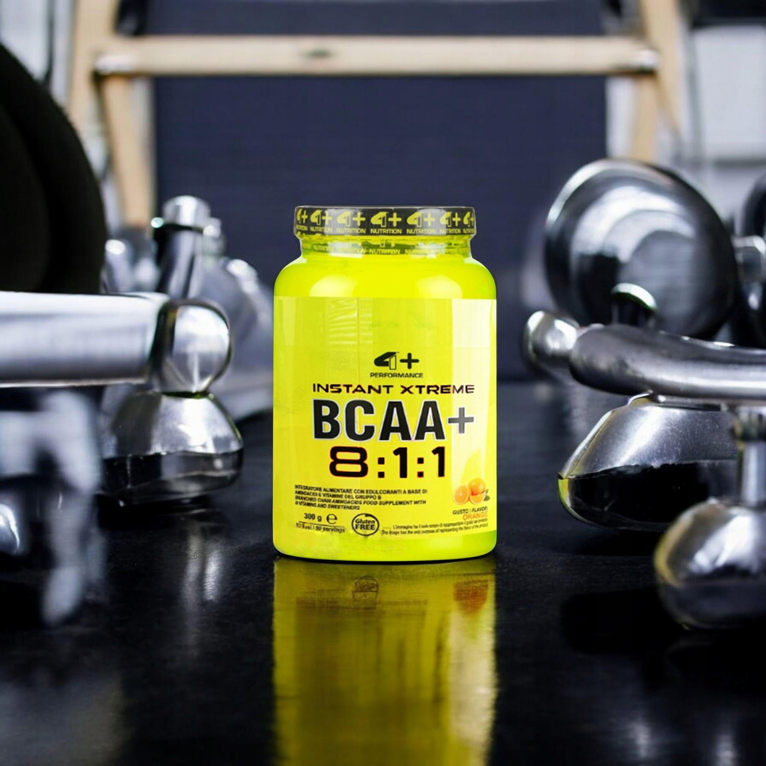 BCAA amino acids 8:1:1 300g 4+ NUTRITION Orange Vegan Regeneration Expiration date at least six months from the date of purchase