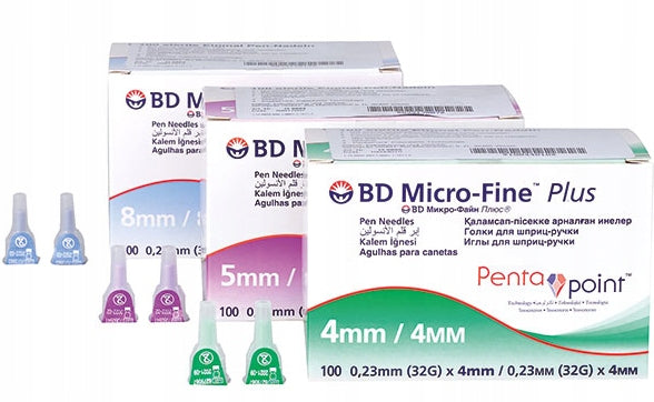 BD Micro-Fine Plus 8mm 31G Penta Point Pen Needles Medical device yes