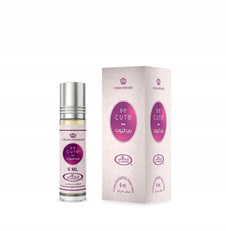 BE CUTE ARABIC PERFUME IN OIL FLORAL SUBTLE FRUITY 6 ml AL REHAB Packaging status original
