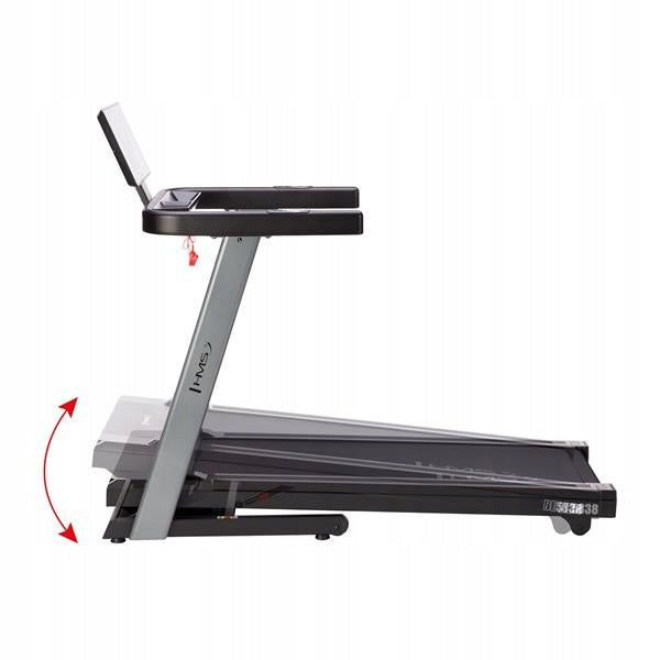 BE5838 ELECTRIC TREADMILL HMS Measurements training duration speed pulse burned calories fat