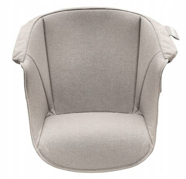 BEABA UP&DOWN SOFT JUNIOR INSERT FOR HIGH CHAIR Color shades of gray and silver