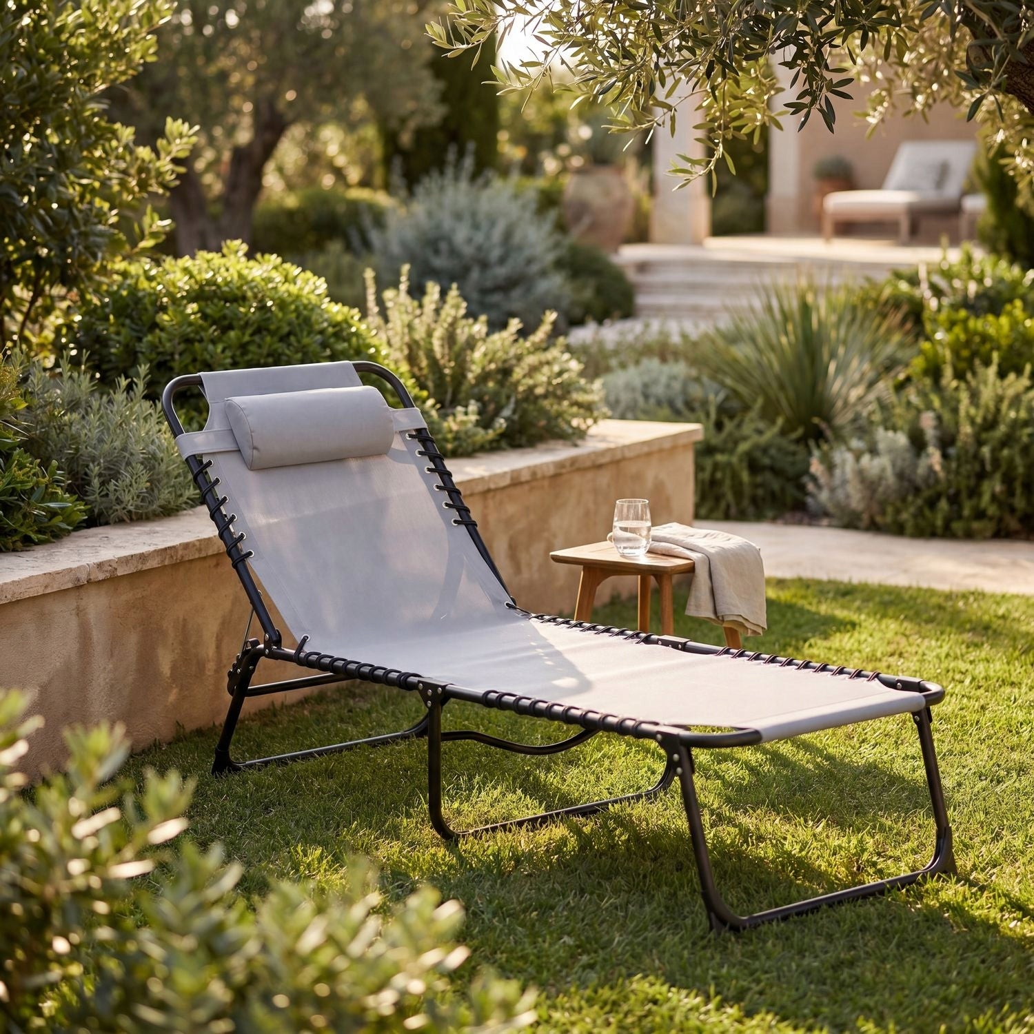 BEACH CHAIR FOLDING TERRACE BED BACKREST ADJUSTMENT OUTTEC Length (longer side) 187 cm