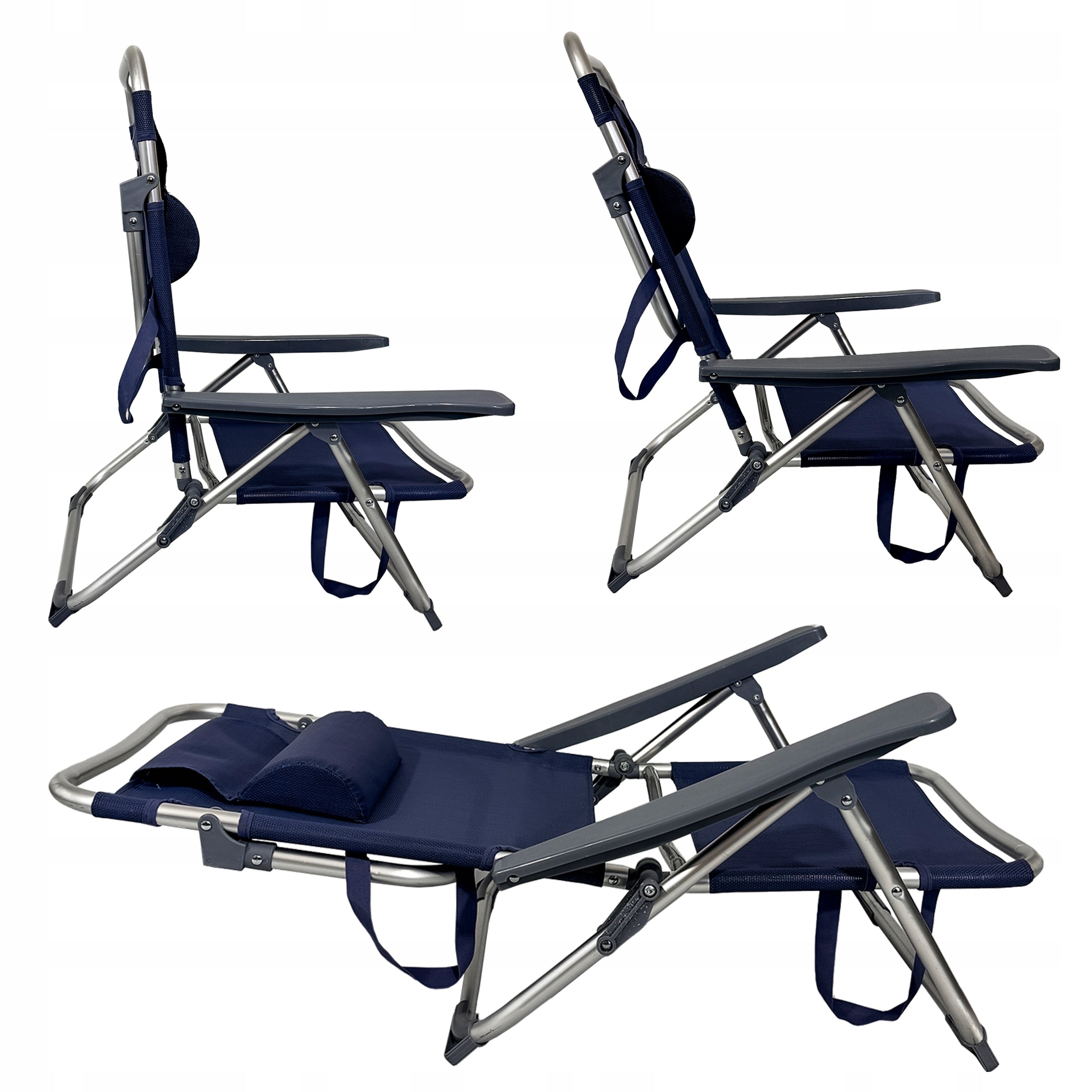 BEACH CHAIR HIKING FOLDING LIGHT OLIVIA NAVY BLUE Model OLIVIA