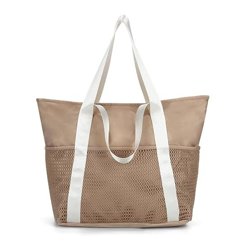 BEACH MESH BAG FOR WOMEN LARGE SAND RESISTANT SUMMER FOR HOME Brand no brand