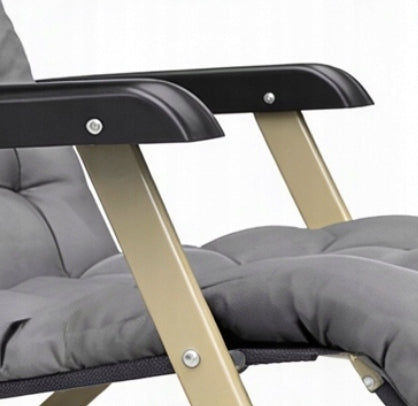 BEACH SUN LOUNGER FOLDING PORTABLE STRONG TERRACE Kind sunbed