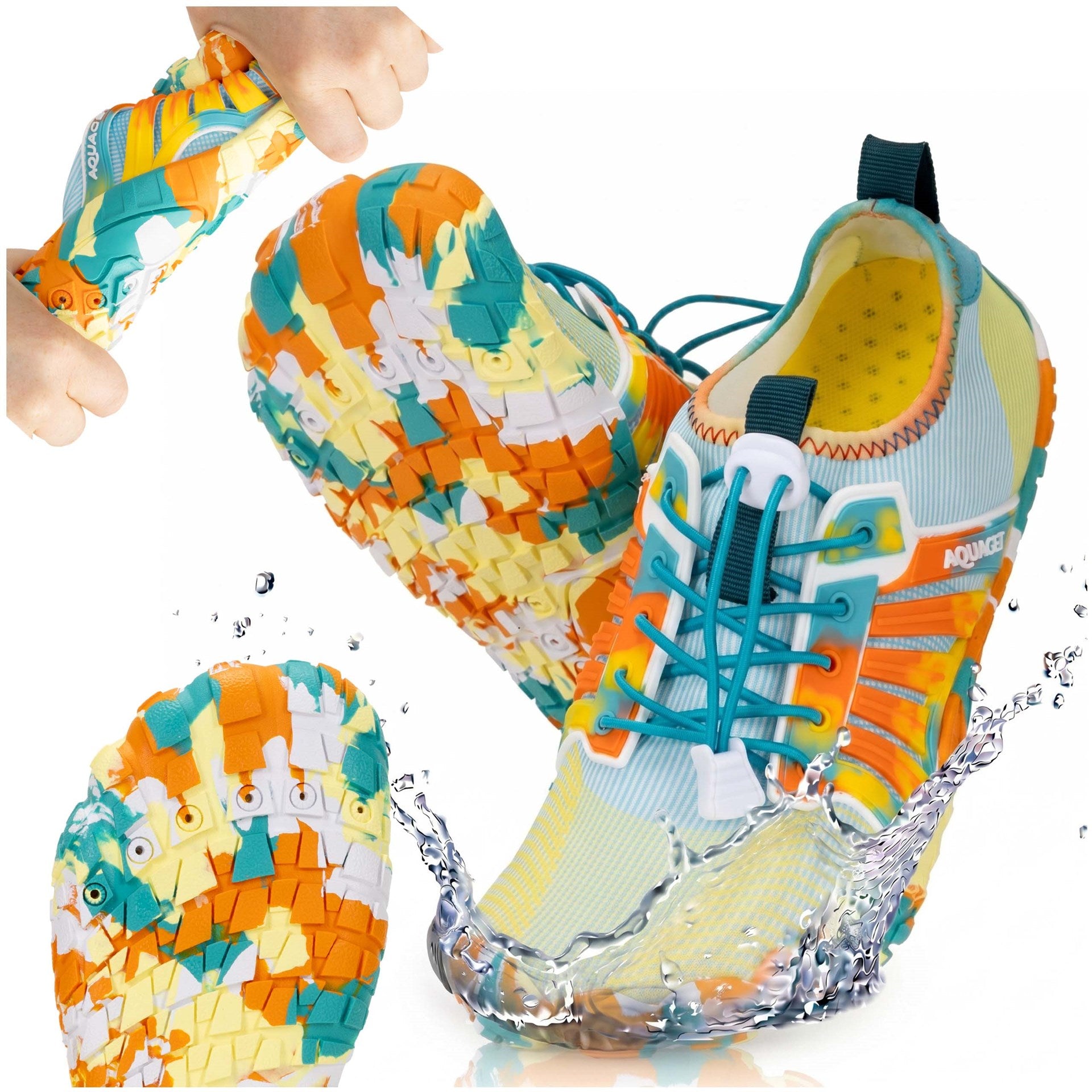 BEACH SWIMMING WATER SHOES FOR BEACH KAYAK REEF SEA URCHINS WOMEN'S r. 40 PRO