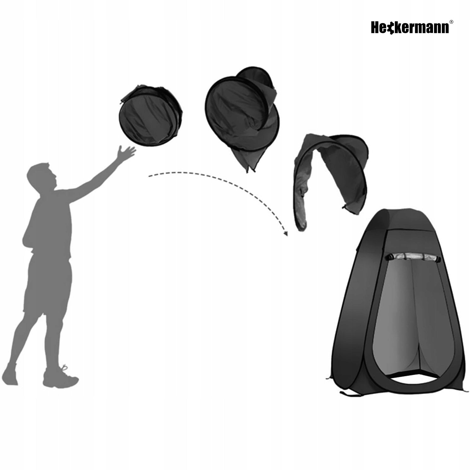 BEACH TENT FOR SHOWER CHANGING ROOM TOILET PORTABLE CAMPING 120cm Packaging status original