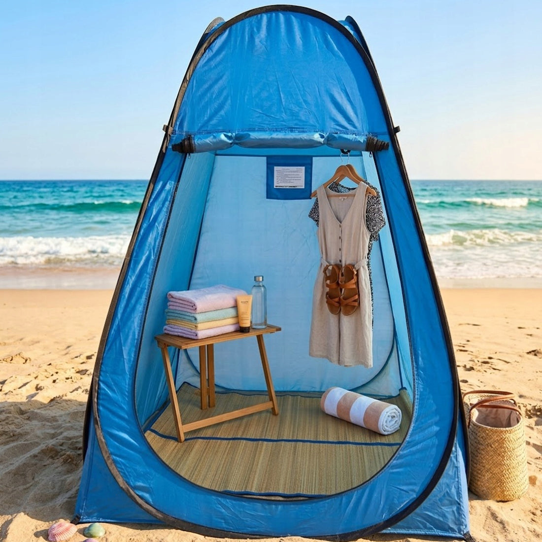 BEACH TENT SELF-FOLDING CHANGING ROOM SHOWER TOURIST TOILET Kind travel