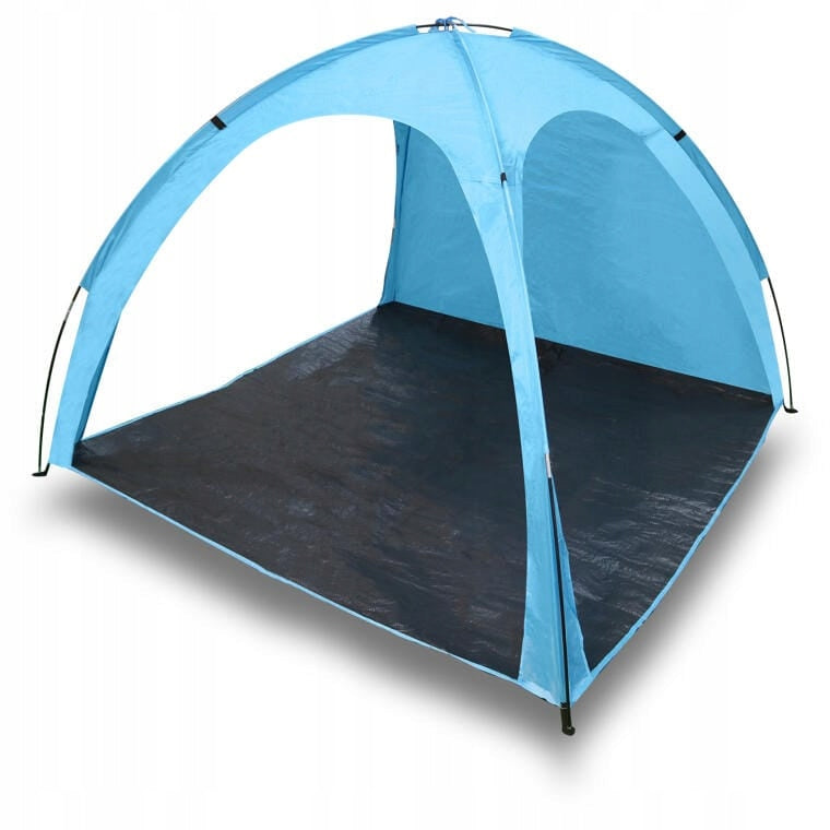 BEACH TENT tourist sun in cover screen BEACH GARDEN Color blue