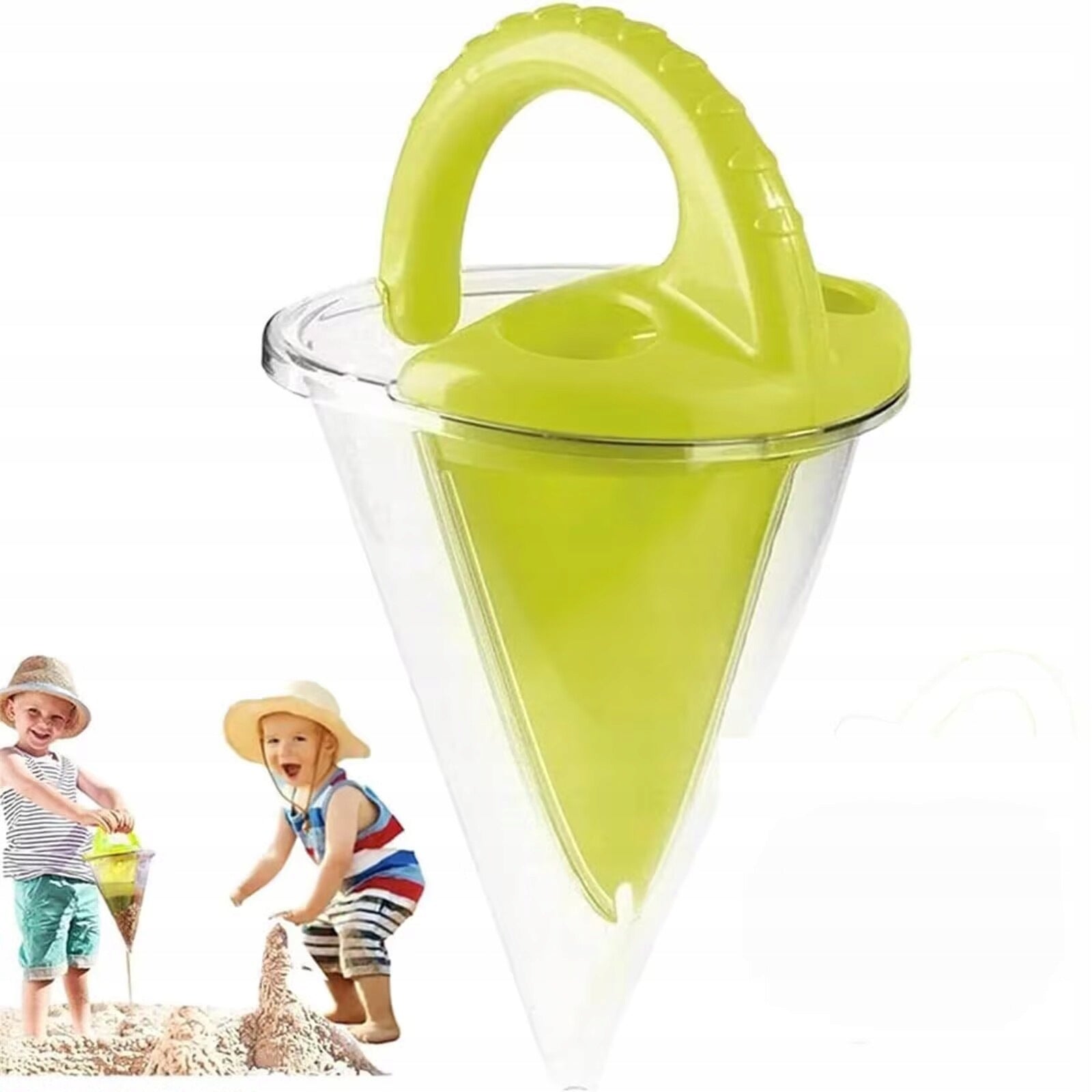 BEACH TOY IN THE SHAPE OF A DIY SAND FUNNEL