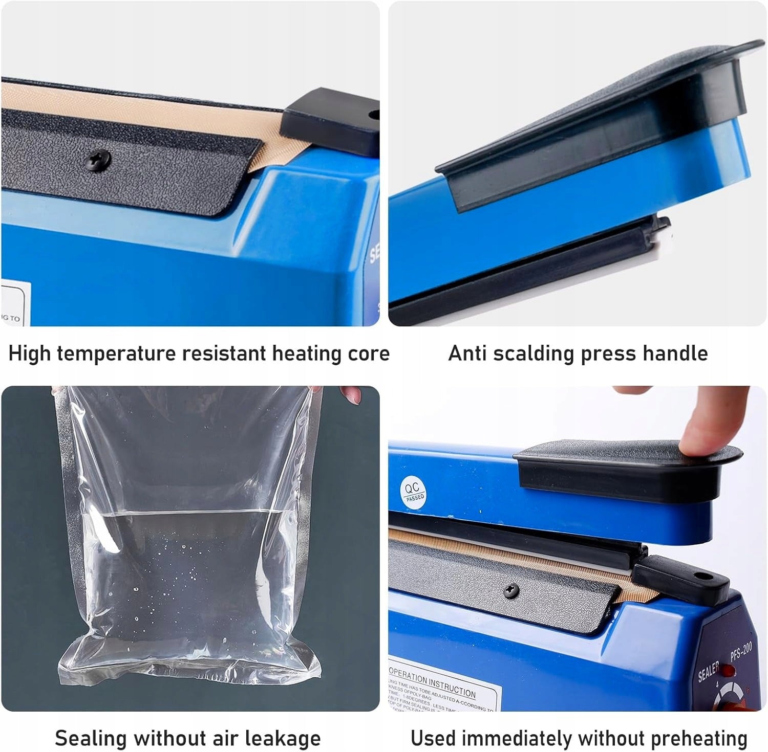 BEAM WELDING MACHINE FOR FILM 300 MM SEALING 3 MM 220 V Model BYZESTY Zgrzewarka 300 mm