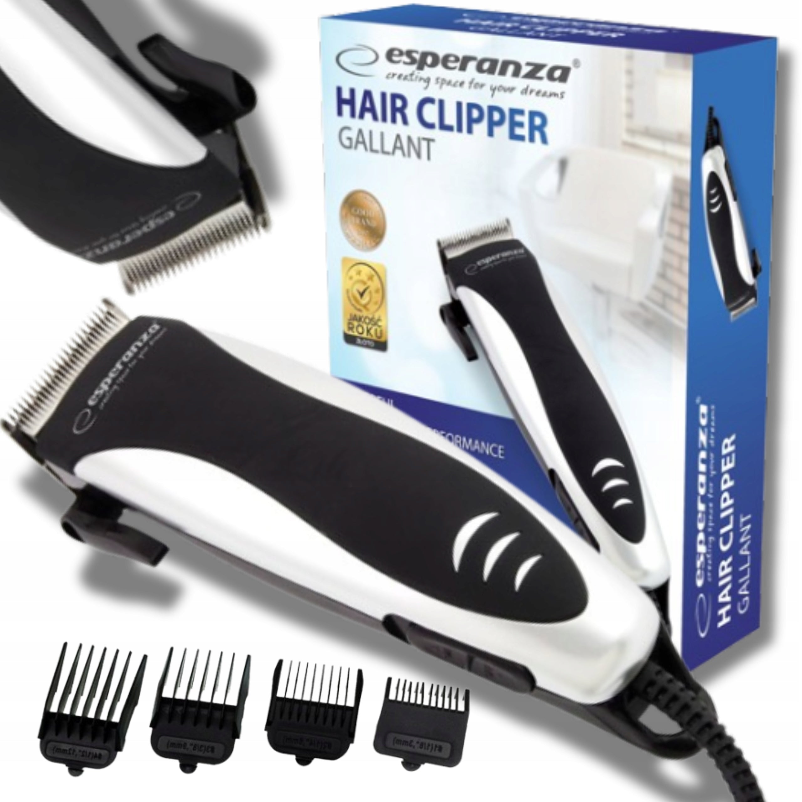BEARD HAIR CLIPPER ELECTRIC SHAVER SET WITH ATTACHMENTS