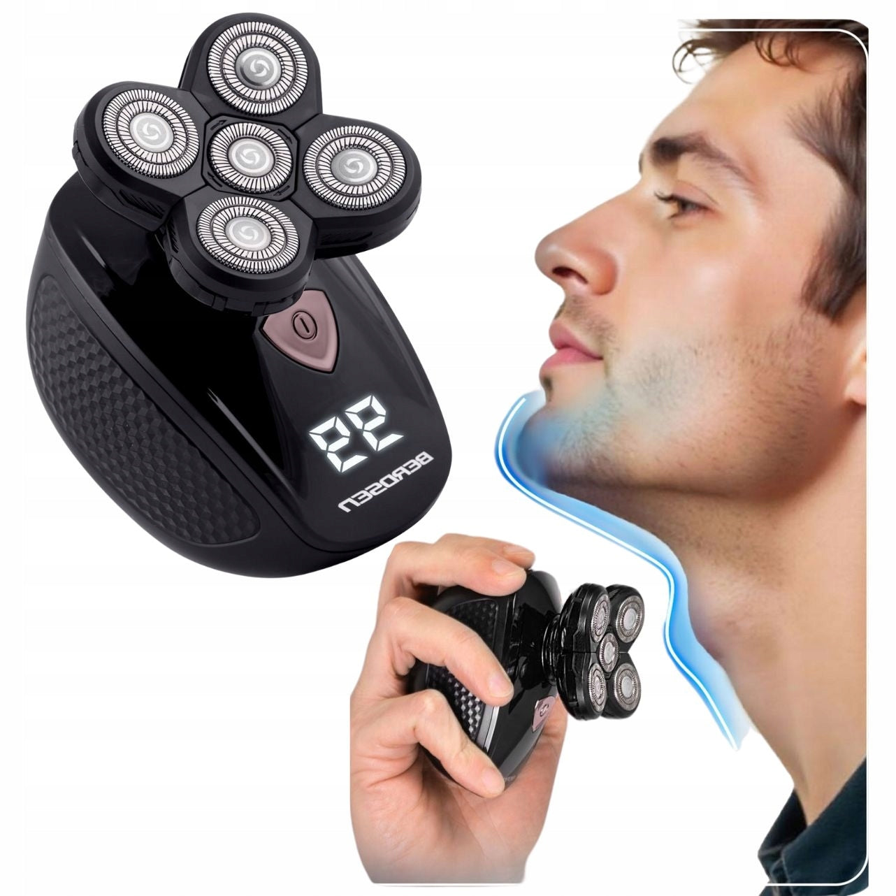 BEARD SHAVER ELECTRIC TRIMMER RAZOR MEN'S